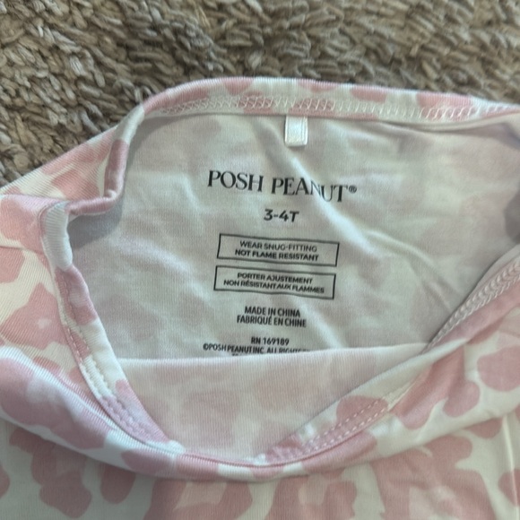 Like New Posh Peanut Delaney Pajamas 3/4T - Picture 3 of 5